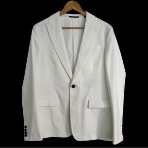AllSaints Row Single Button Blazer SZ 36 Bone White Timeless NWOT Retail $445.00